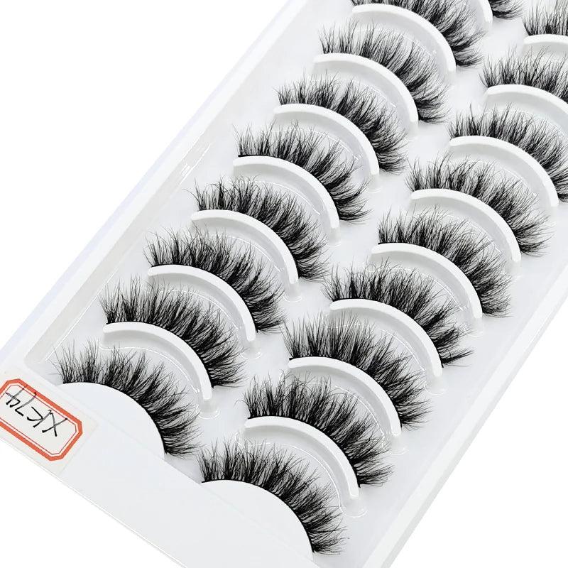 10 Pairs 3D Mink False Eyelashes