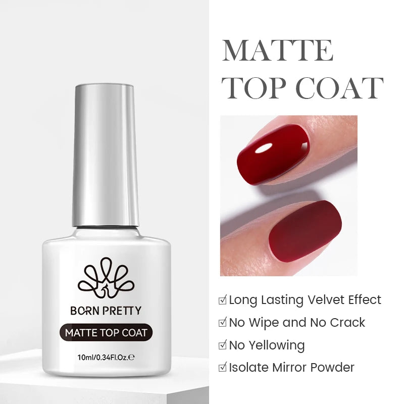 BORN PRETTY Super Top Coat and Base Gel Nail Polish