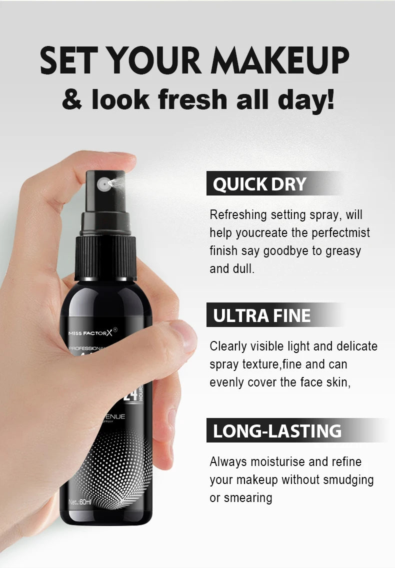 Black Polka Dot Setting Spray - 60ml