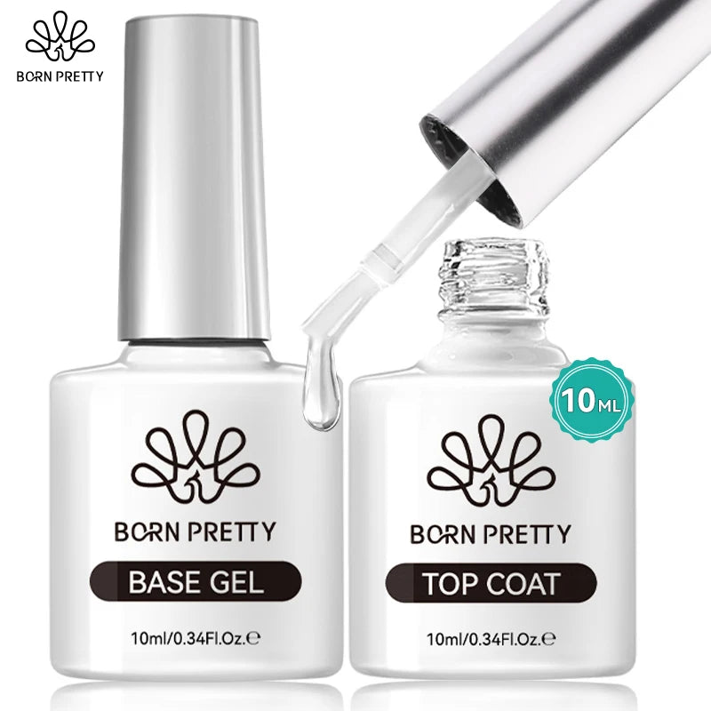 BORN PRETTY Super Top Coat and Base Gel Nail Polish