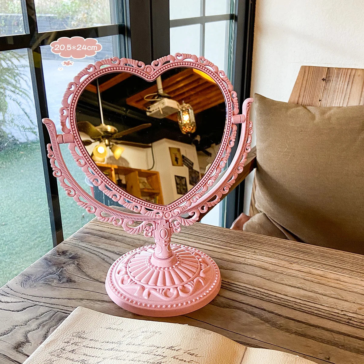 Oval Vintage Makeup Mirror