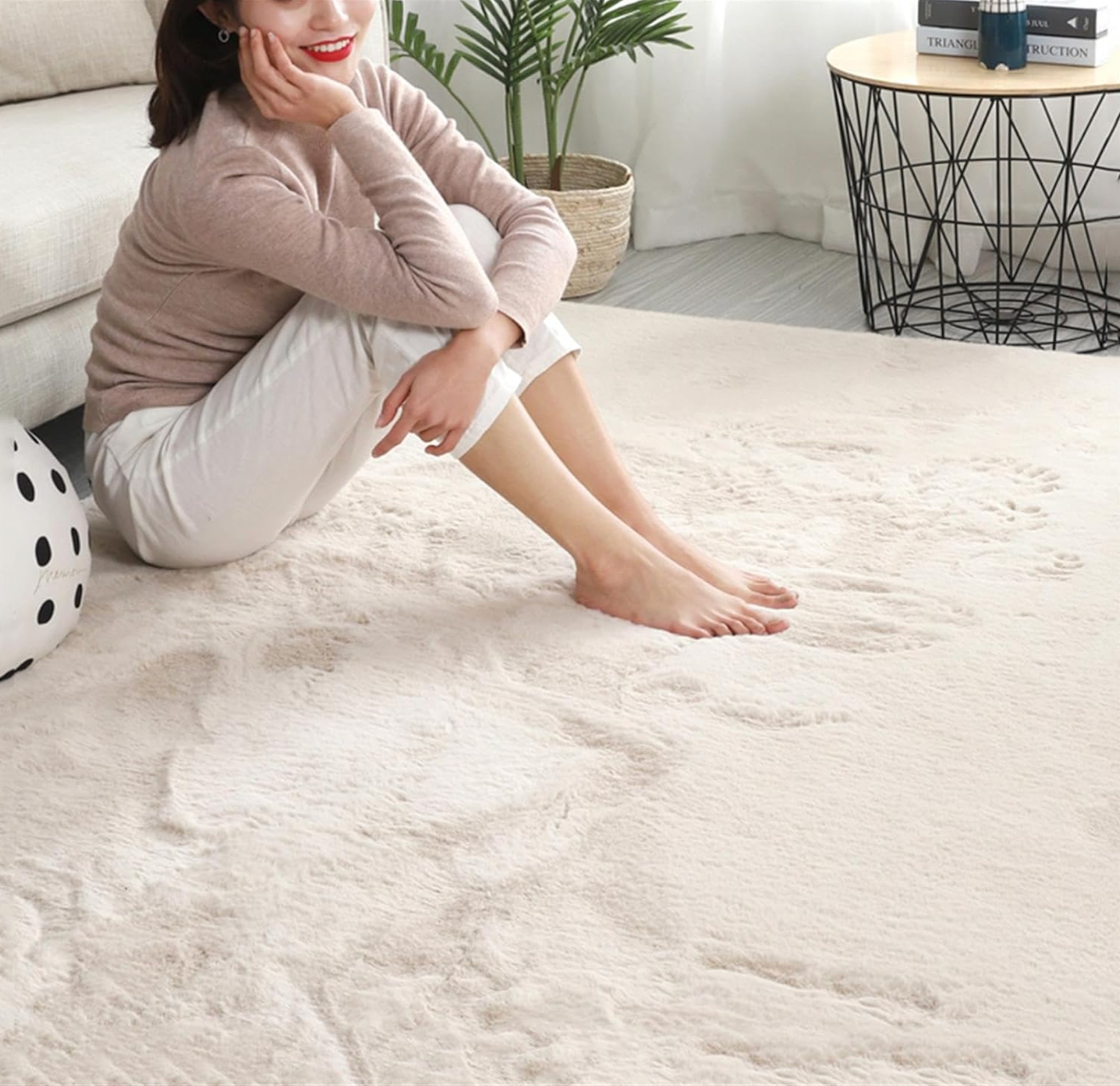 "Maldives Sand" Fluffy Rug