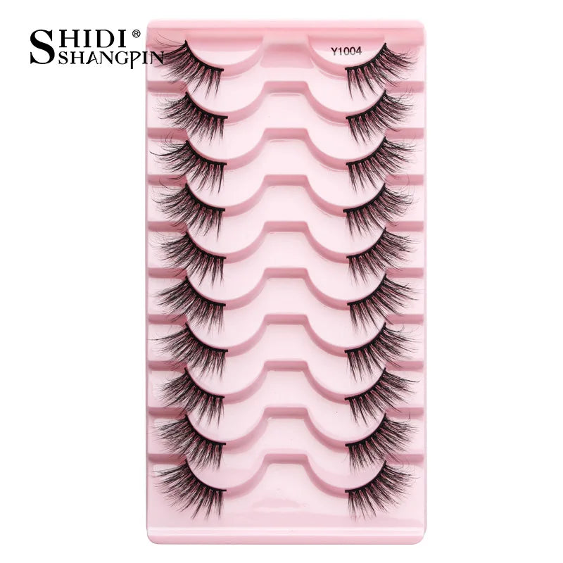 Half Eyelashes 3/5/10 Half Lashes Soft Natural Look Cat Eye Lashes Makeup Tool Extension Fluffy Faux Cils maquiagem Half Lashes