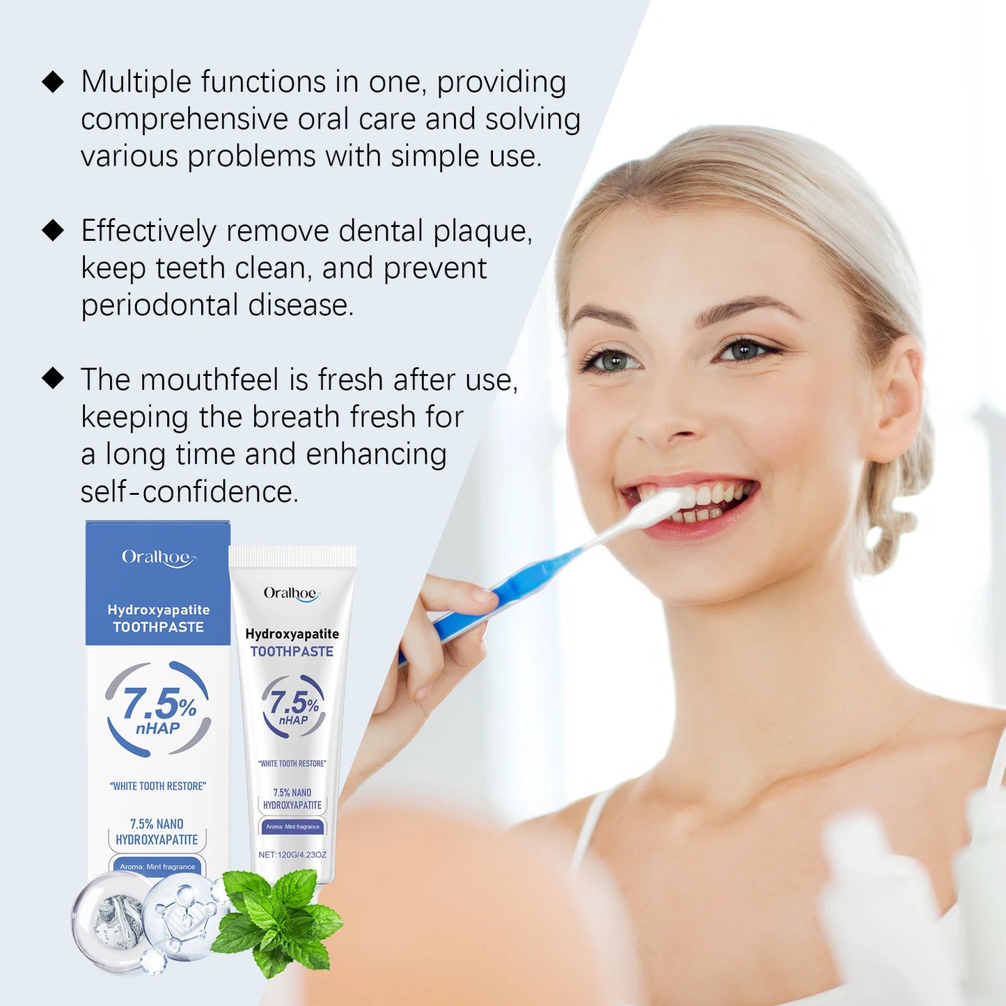 Hydroxyapatite Toothpaste & Tooth Powder