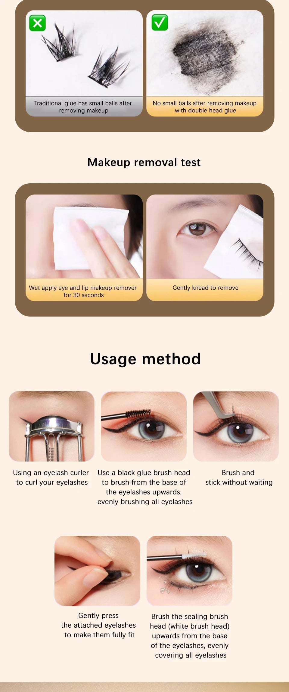 Bond and Seal Lash Glue & Remover + Tweezer Kit