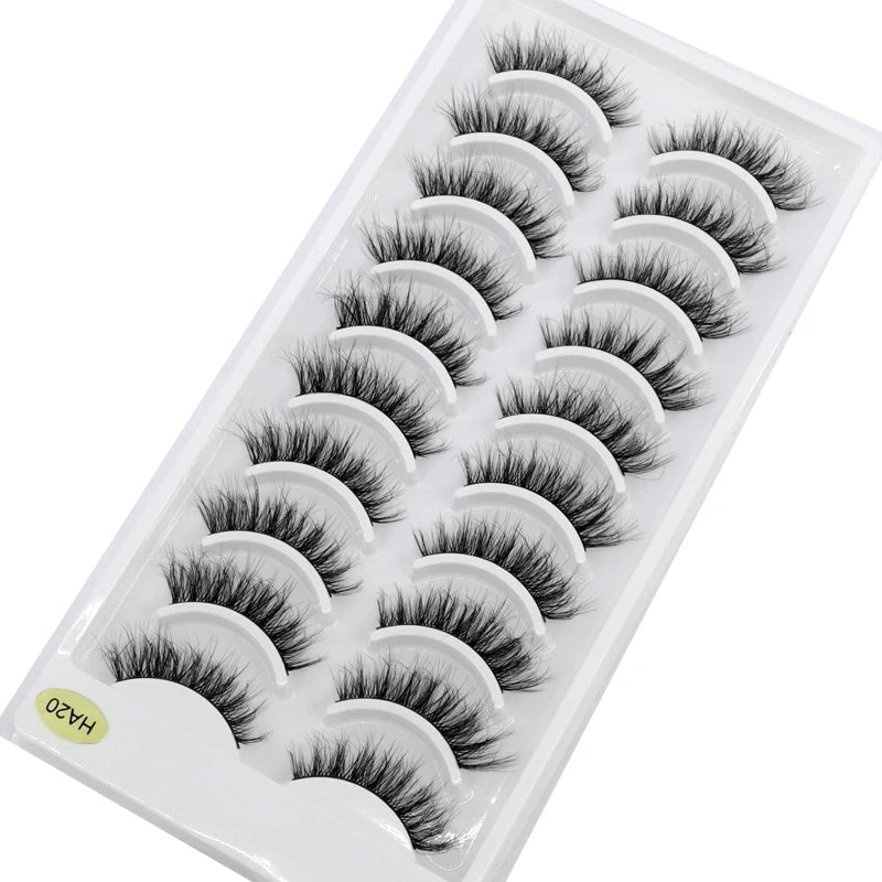 10 Pairs 3D Mink False Eyelashes