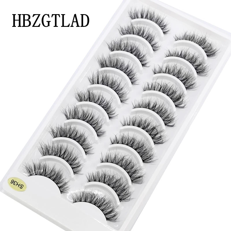 10 Pairs 3D Mink False Eyelashes