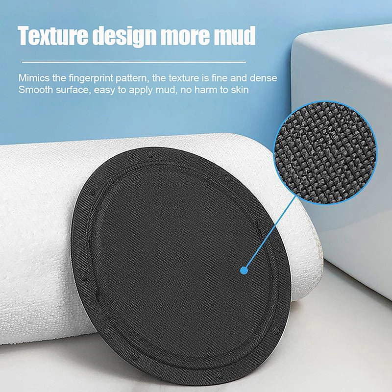 Black Body Exfoliating Shower Brush – Painless Dead Skin Remover with Circular Design, PVA Bath Towel for Smooth Skin