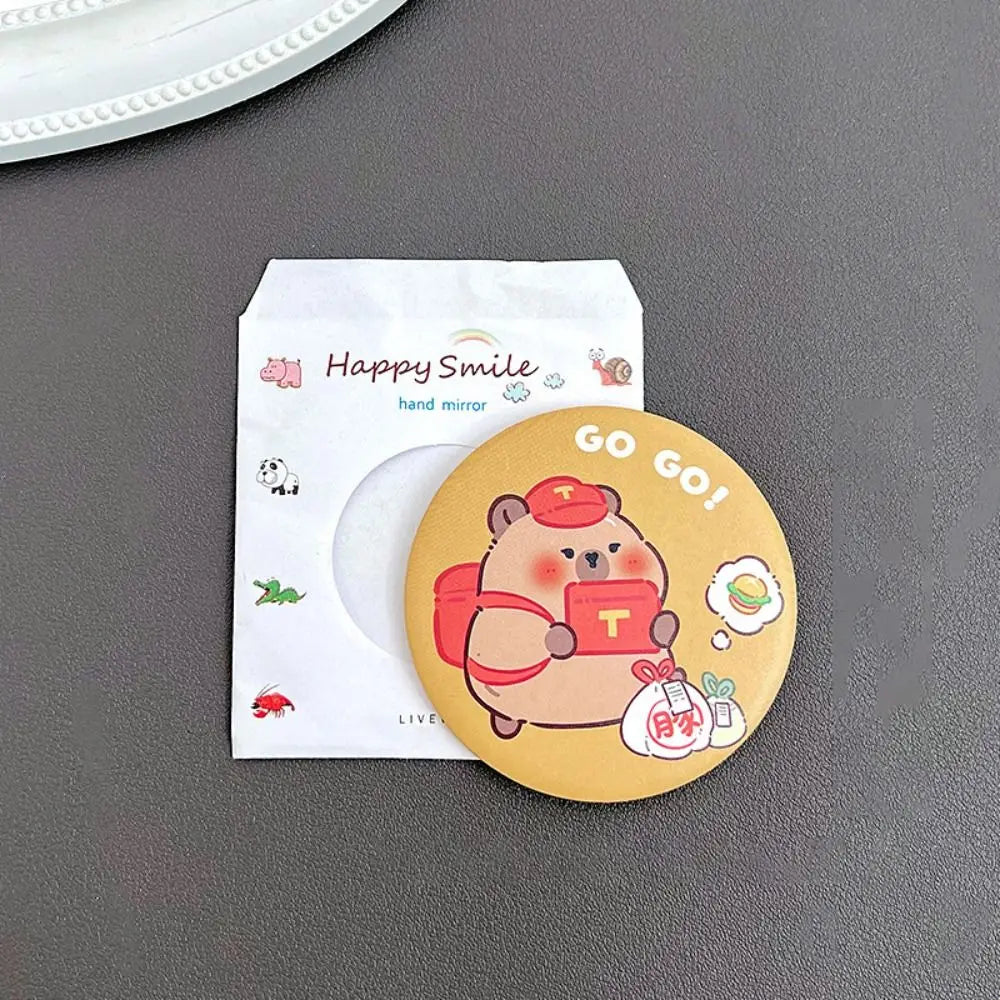 Cheese Biscuit Pocket Mirror – Adorable & Portable