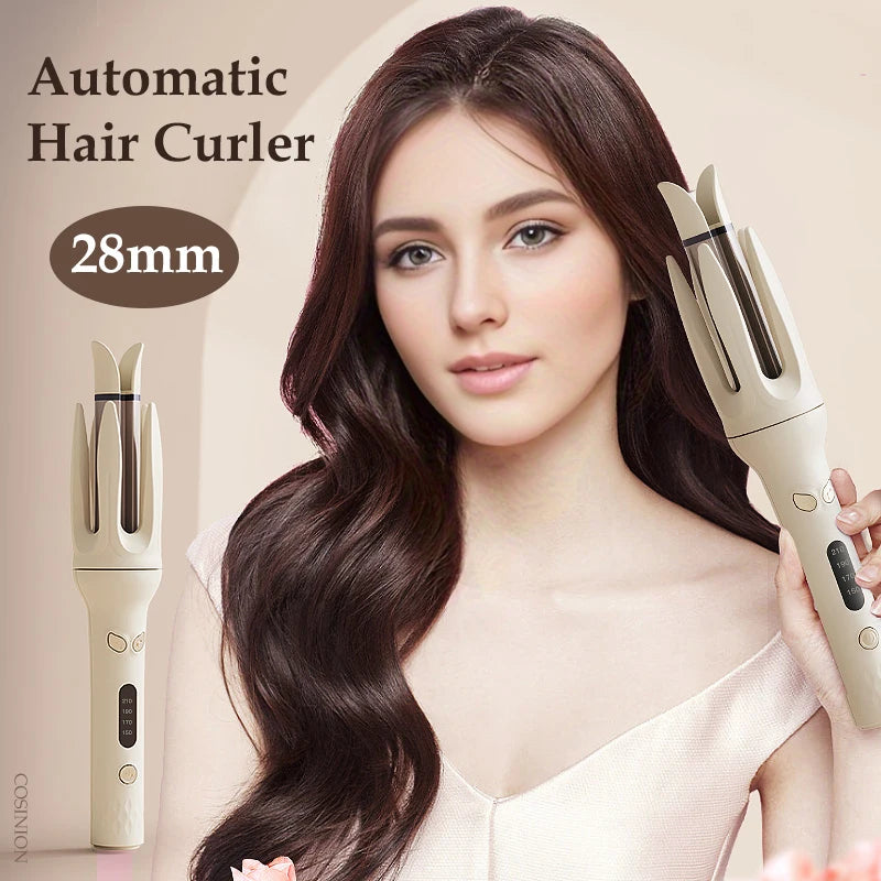 Automatic Hair Curler 28mm Negative Ions Ceramic Curling Iron