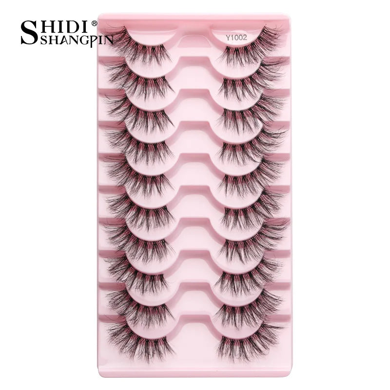 Half Eyelashes 3/5/10 Half Lashes Soft Natural Look Cat Eye Lashes Makeup Tool Extension Fluffy Faux Cils maquiagem Half Lashes