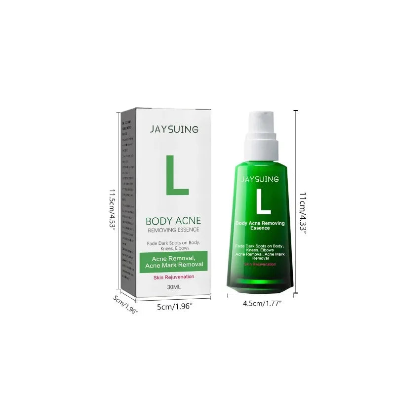 Buttock Acne Removing Serum – Whitening Essence to Fade Acne Scars, Dark Spots & Melanin, Moisturizing Skin Care Lotion