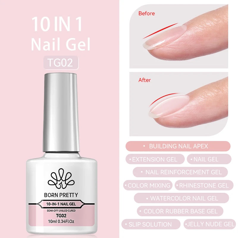 BORN PRETTY Super Top Coat and Base Gel Nail Polish