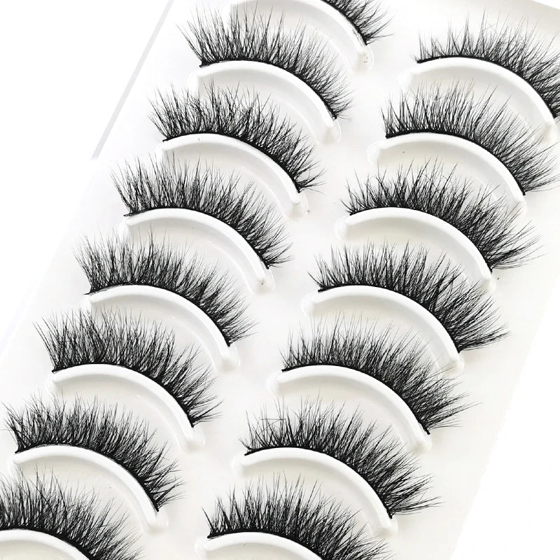 10 Pairs 3D Mink False Eyelashes