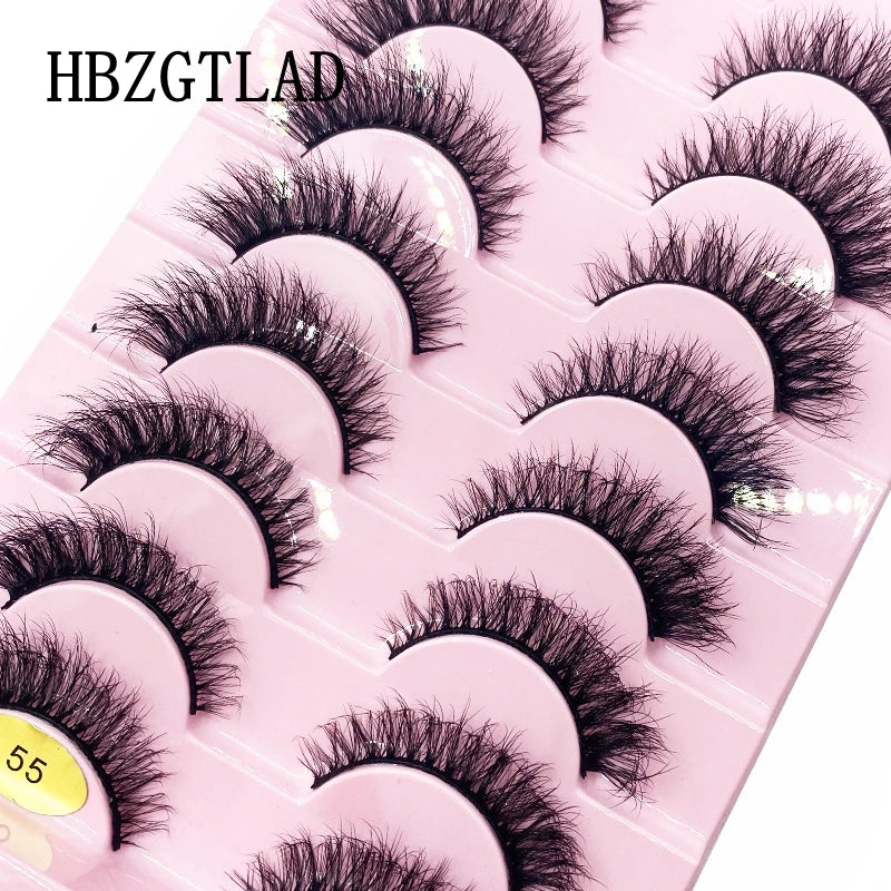 10 Pairs 3D Mink False Eyelashes