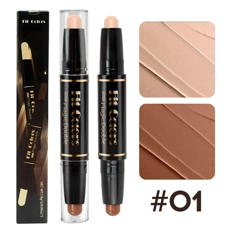 Double-ended Dual-purpose High-light & Contour Stick