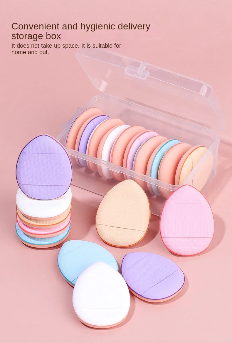 10Pcs Mini Finger Puff Foundation Applicators