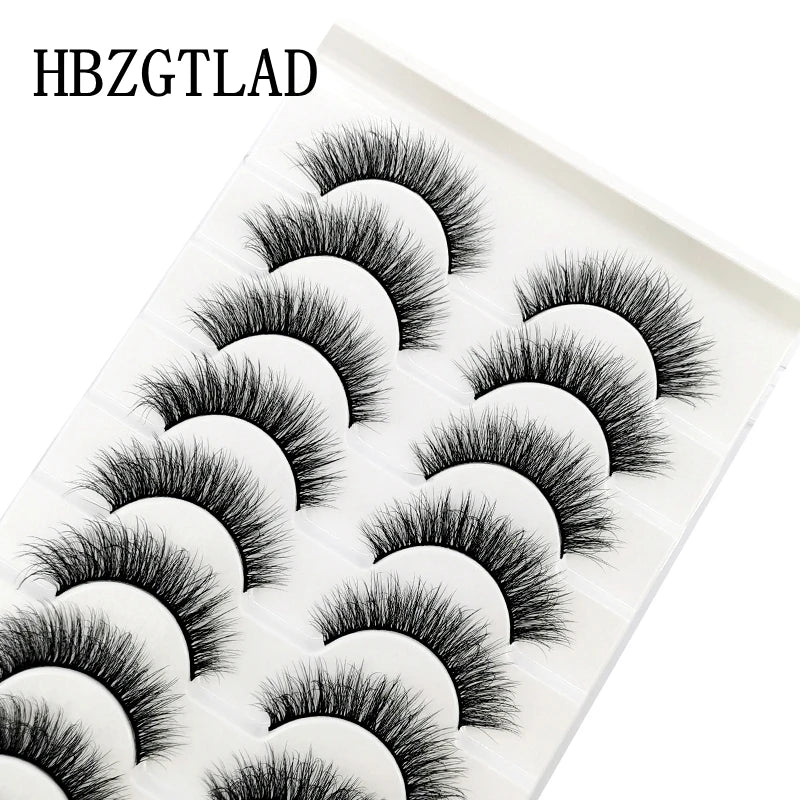 10 Pairs 3D Mink False Eyelashes