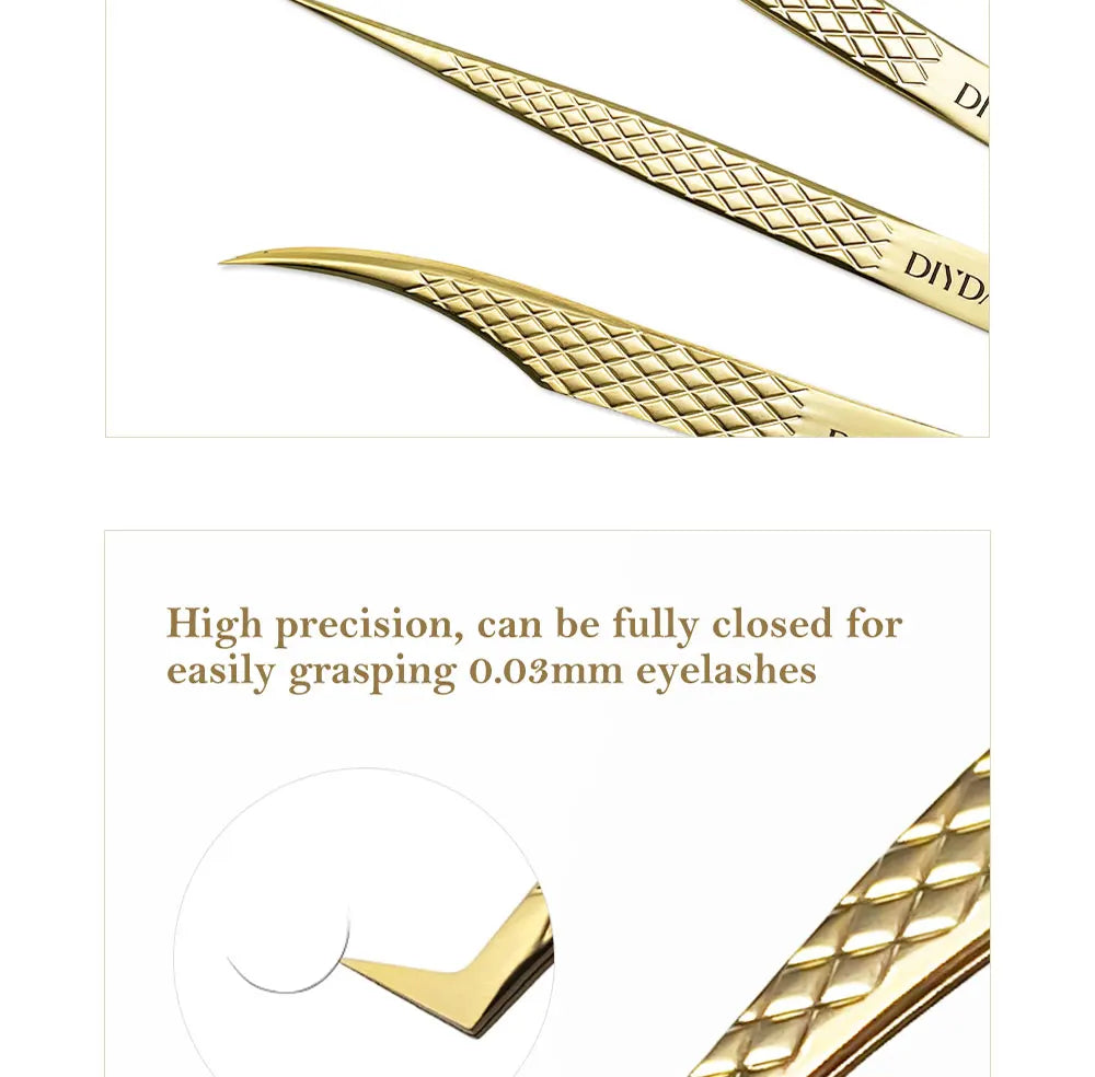 Anti-slip Eyelash Extension Tweezers