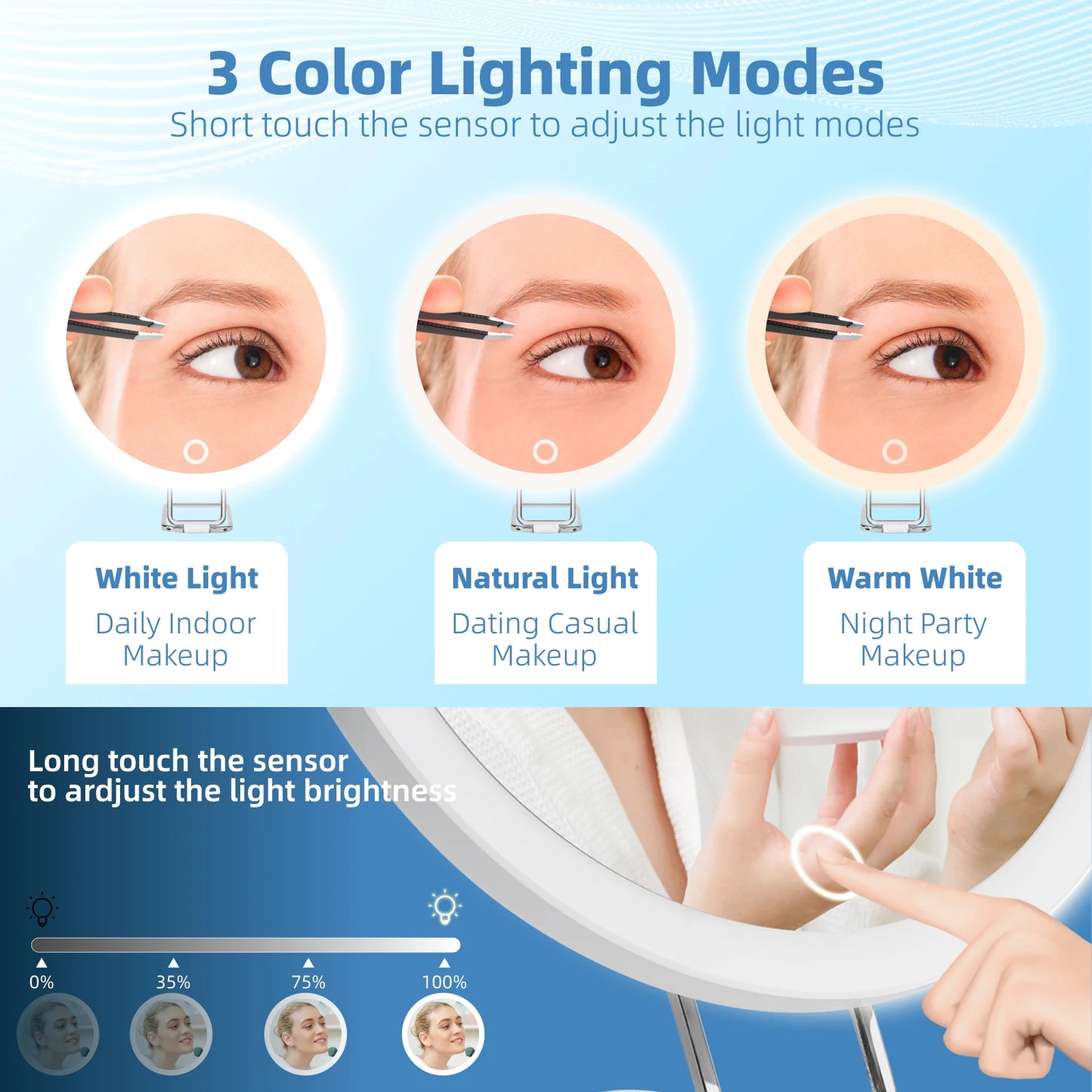 Premium LED Magnifying Mirror