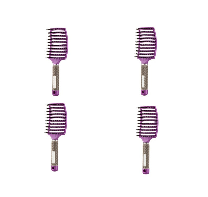 Anti-Knot Detangling Hair Brush with Nylon Bristles